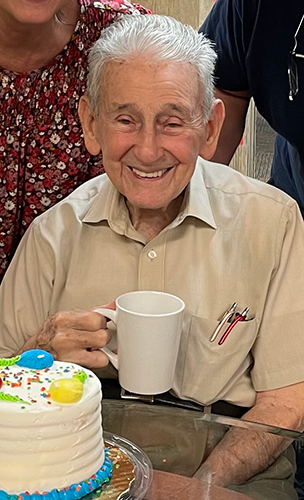 Juan Piñon celebrating his 94th Birthday