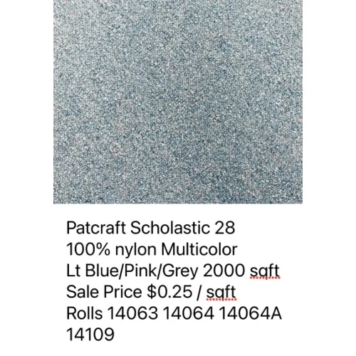 Patcraft Scholastic carpet