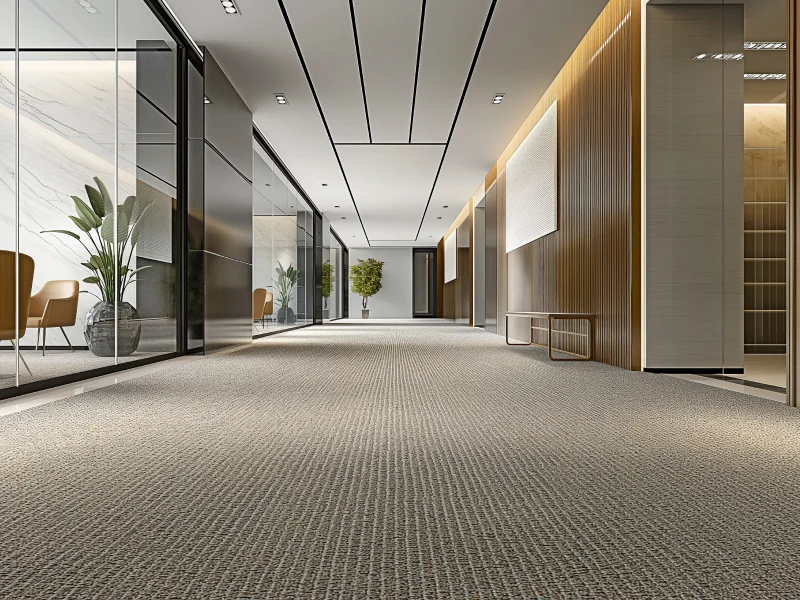 Commercial carpet installation by Rugtex Of Florida, Inc