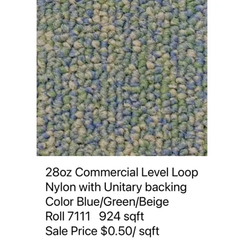 28oz Commercial Loop carpet